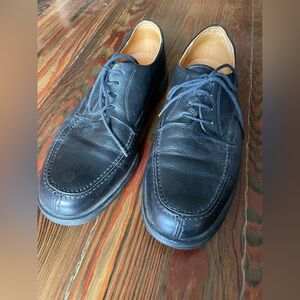 SANDRO MOSCOLONI Men’s Vineyard Black Leather Oxfords